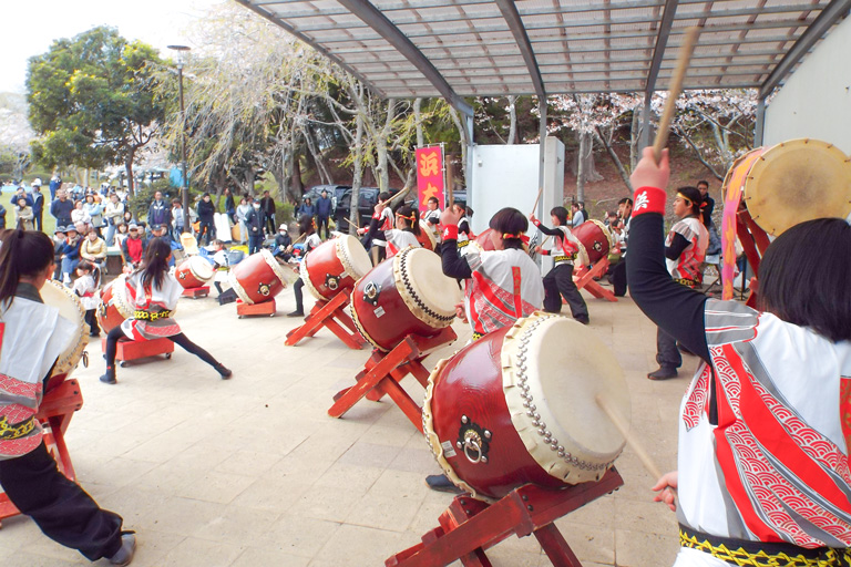 ステージイベント太鼓