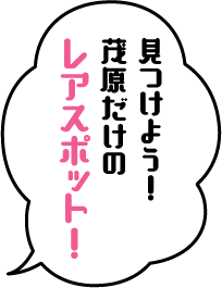 見つけよう！茂原だけのレアスポット！