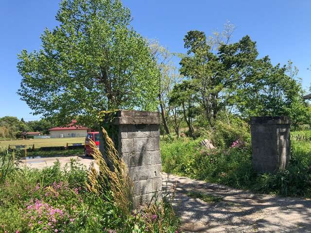 旧豊岡中学校校門